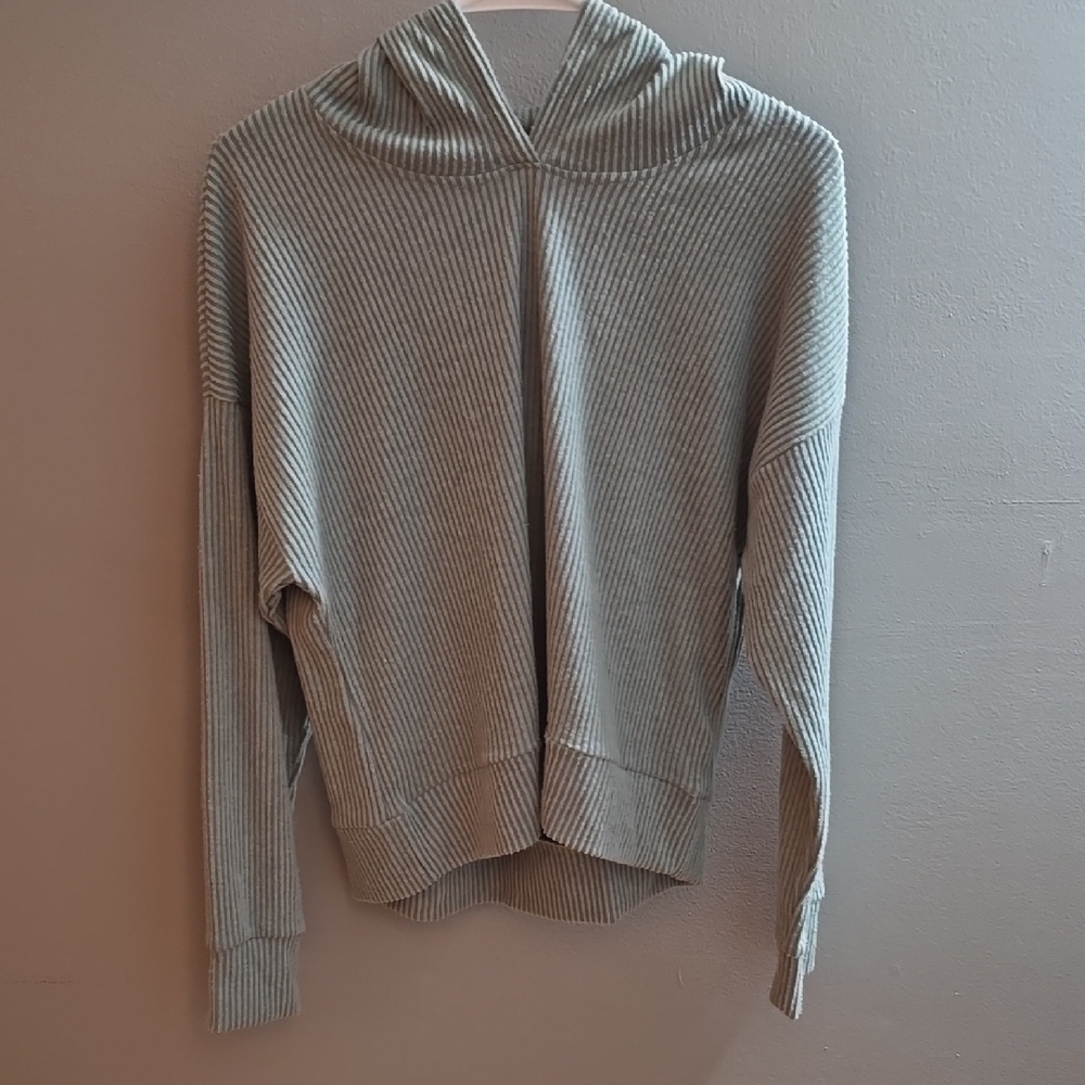 Heather Gray Hooded Sweater
